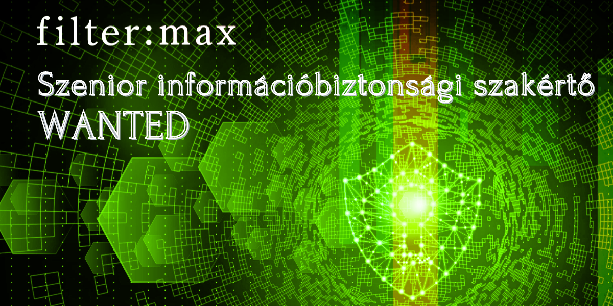 Szenior információbiztonsági szakértőt keresünk!
