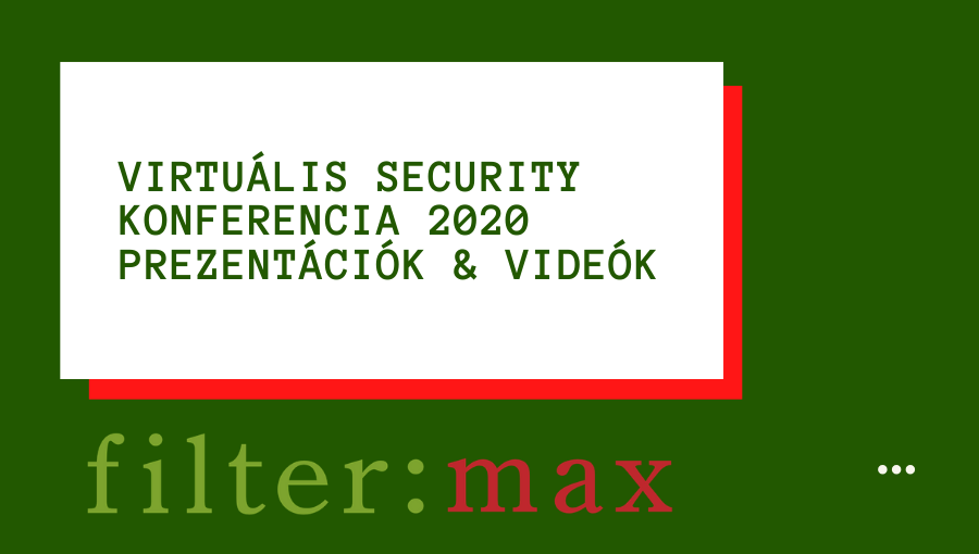 Virtuális Security Konferencia: prezik, videók!